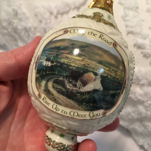 Vintage Set of 3 Bradford Exchange Irish Blessings Heirloom Porcelain Ornaments - Picture 5 of 9